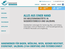 Tablet Screenshot of konstanzer.at